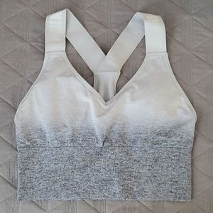 Pink Sport Longline Sports Bra/Crop Top